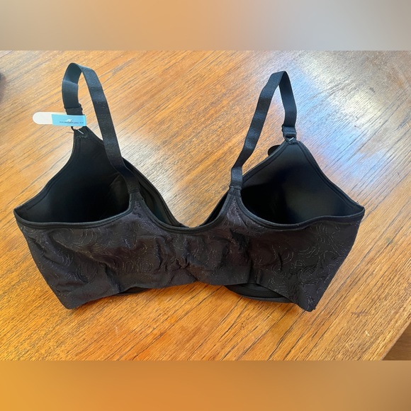 NWT Bali Comfort Revolution Front Close Smoothing Sz 42C Black Underwire Bra - Picture 8 of 8